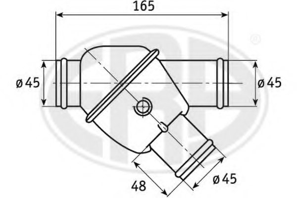 ERA 350155 Thermostat, coolant